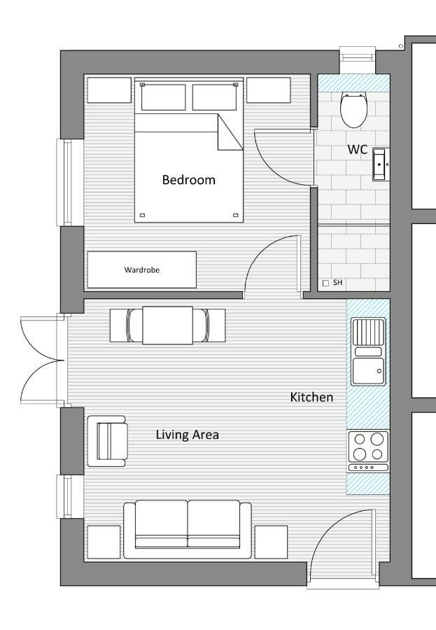 Beautiful Modern Apartment In باث المظهر الخارجي الصورة